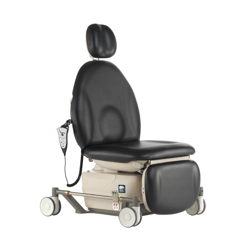 MTI 840 Battery Powered Stretcher Bed, Mobile Base, 100-240V Front Steer (front swivel casters, rear RH steering caster) (Drop Ship Only) (Continetal US & Canada)