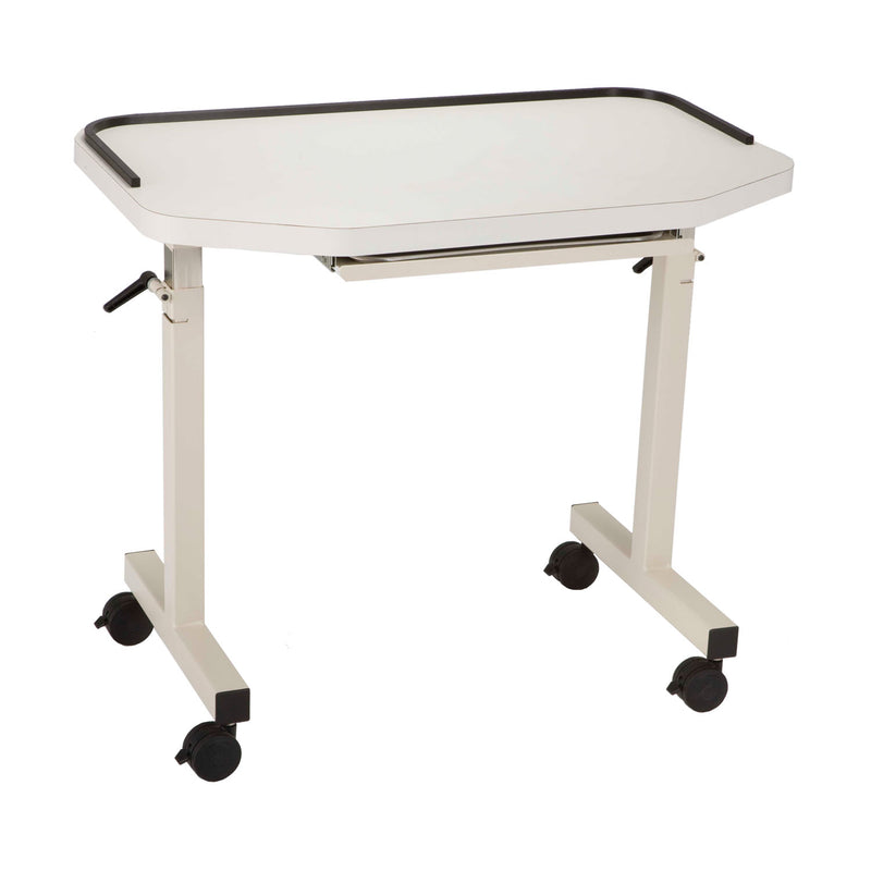 MTI OSIT-1000 Instrument Table, with Edge Guard, Laminate-Crystal, Trim-White (Drop Ship Only) (Continetal US & Canada)