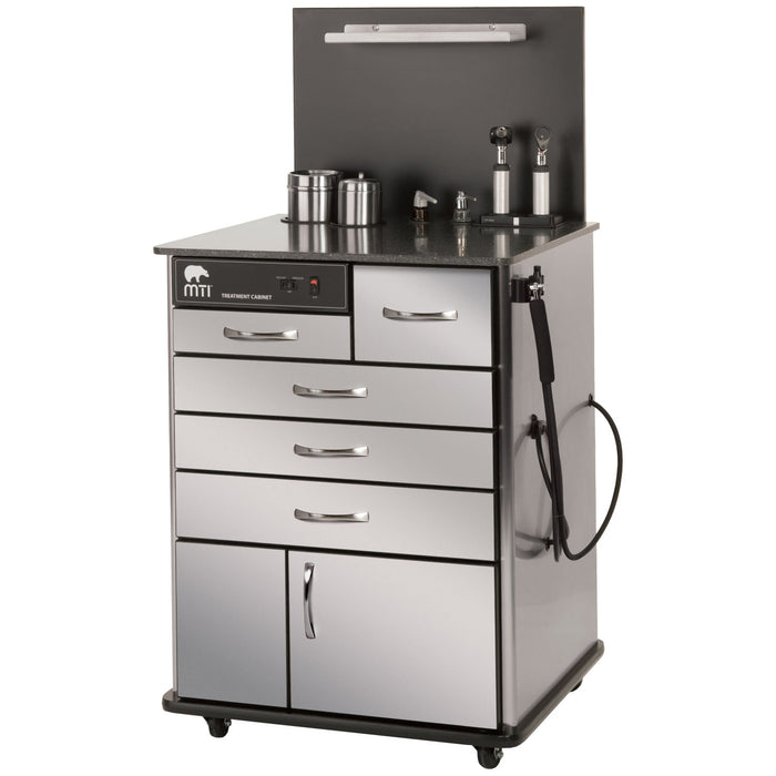 MTI TC100AS ENT Cabinet, Sit-down, Standard Configuration 1, Metal-Stainless Steel (Drop Ship Only) (Continetal US & Canada)