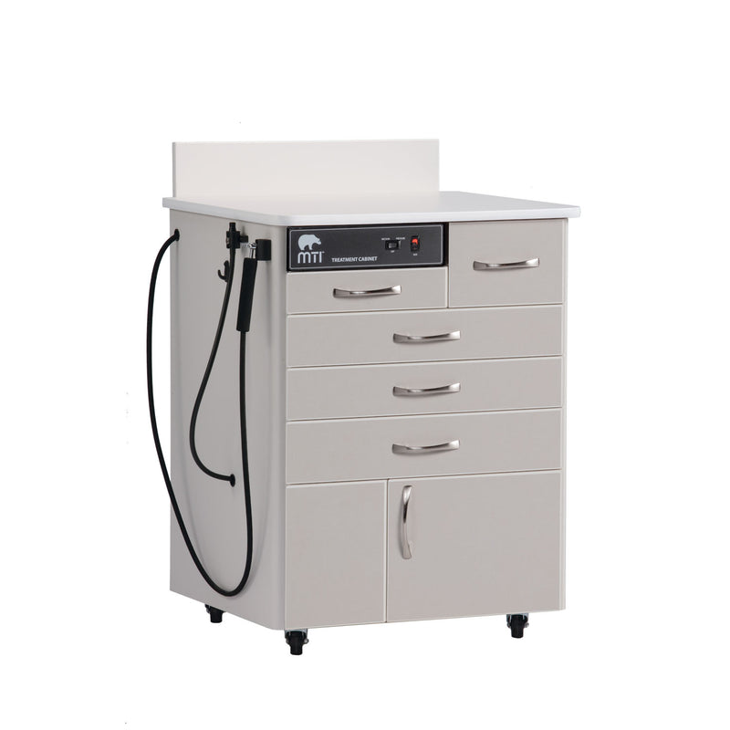 MTI TC75AS ENT Cabinet, Sit-down, Standard Configuration 1, Laminate-Crystal, Trim-White (Drop Ship Only) (Continetal US & Canada)