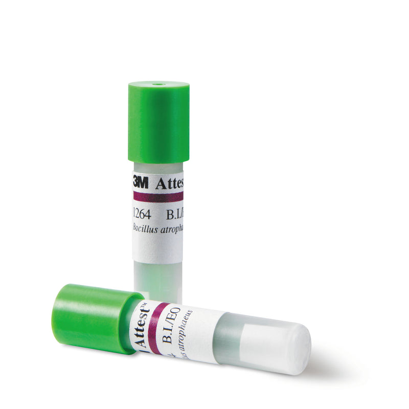 Solventum Corporation Ethylene Oxide, 48 Hour Readout, Green Cap, 100/bx, 4 bx/cs (Continental US+HI Only)