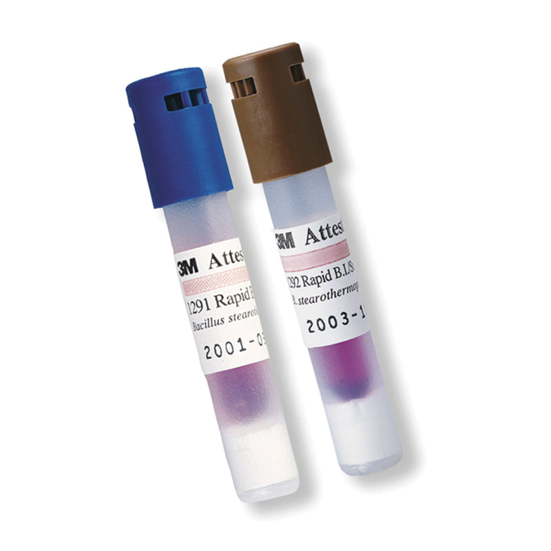 Solventum Corporation Rapid Readout for Steam 250F/ 121C Gravity or 270F/132C Vacuum Assisted Sterilizers, 3 Hour Readout, Brown Cap, Sterile, 50/bx, 4 bx/cs (Continental US+HI Only) (Not FDA Approved Life Science Labs Only; Not for Export)
