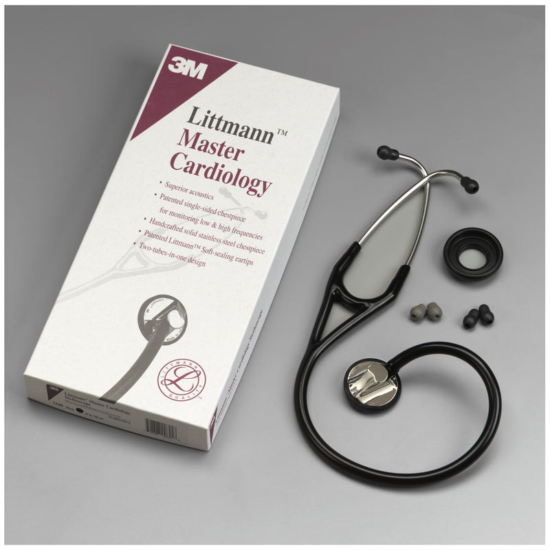Solventum Corporation Stethoscope, 27 Black Tubing (Continental US+HI Only) (Littmann items are only available for sale online by distributors authorized by 3M Littmann)"