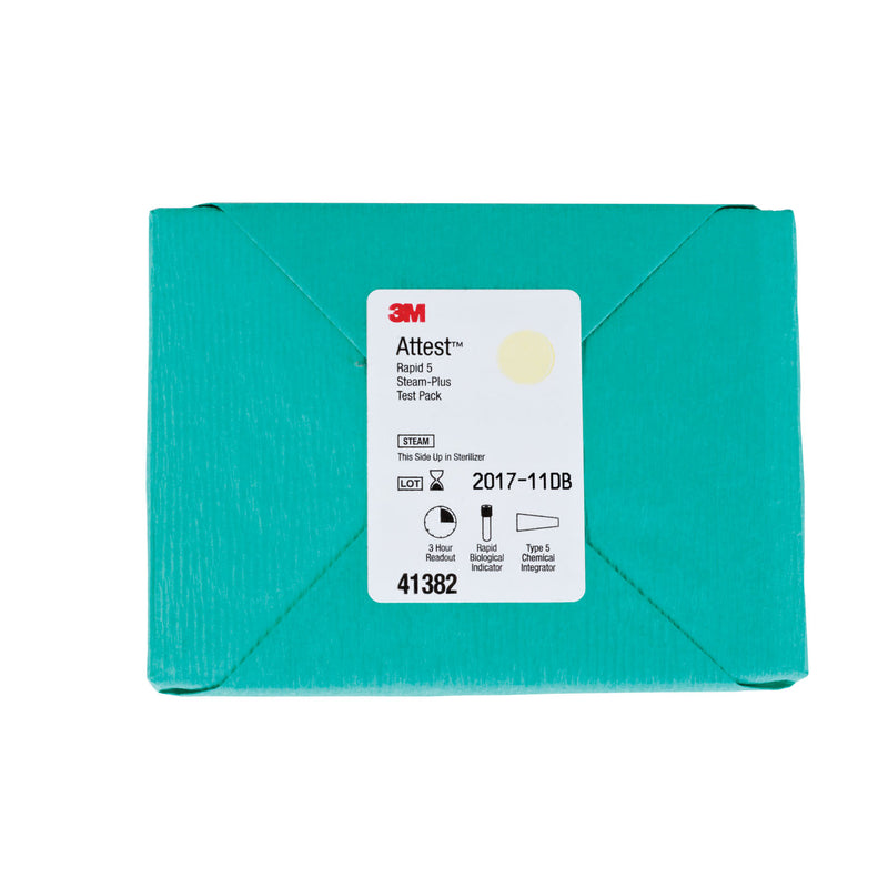 Solventum Corporation Test Pack Includes: 16 Test Packs + 16 Controls, 3 Hr Readout, Brown, Cap, Consists of 1292 BI + Comply (Sterigage) Steam Chemical Integrator, 16/bx, 4 bx/cs (Continental US+HI Only)