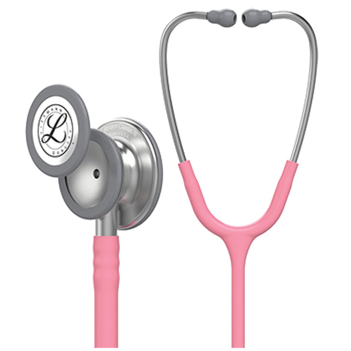 Solventum Corporation Stethoscope, Pearl Pink Tube, 27 (Continental US+HI Only) (Littmann items are only available for sale online by distributors authorized by 3M Littmann) (Item on Manufacturer Backorder - Inventory Limited when Available) "