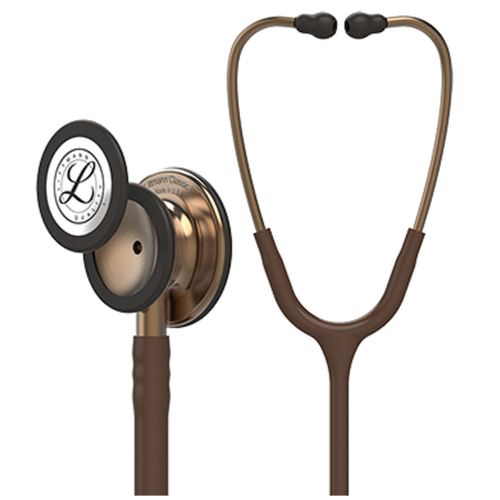 Solventum Corporation Stethoscope, Copper-Finish Chestpiece, Chocolate Tube, 27 (Continental US+HI Only) (Littmann items are only available for sale online by distributors authorized by 3M Littmann)"