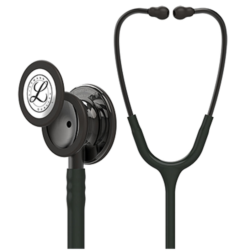 Solventum Corporation Stethoscope, Smoke Finish, Black Tube, 27 (Continental US+HI Only) (Littmann items are only available for sale online by distributors authorized by 3M Littmann)"
