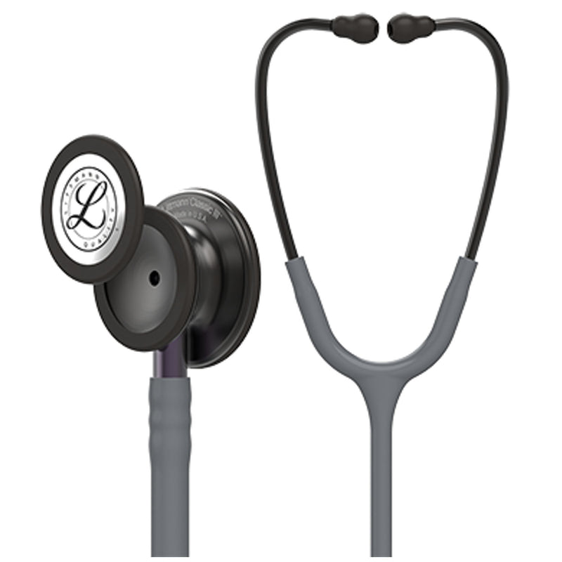 Solventum Corporation Stethoscope, Smoke Chestpiece, Gray Tubing, Violet Gray Stem and Smoke Headset, 27 (Continental US+HI Only) (Littmann items are only available for sale online by distributors authorized by 3M Littmann)"