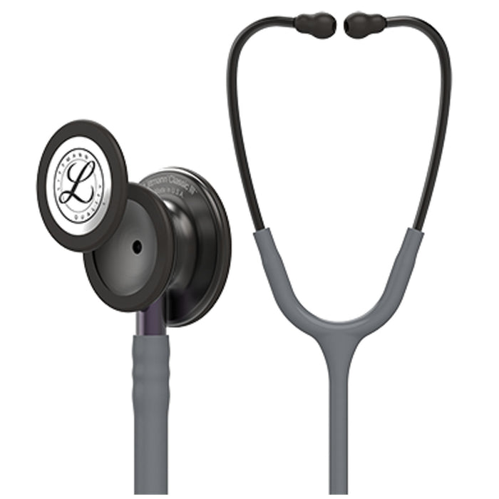 Solventum Corporation Stethoscope, Smoke Chestpiece, Gray Tubing, Violet Gray Stem and Smoke Headset, 27 (Continental US+HI Only) (Littmann items are only available for sale online by distributors authorized by 3M Littmann)"