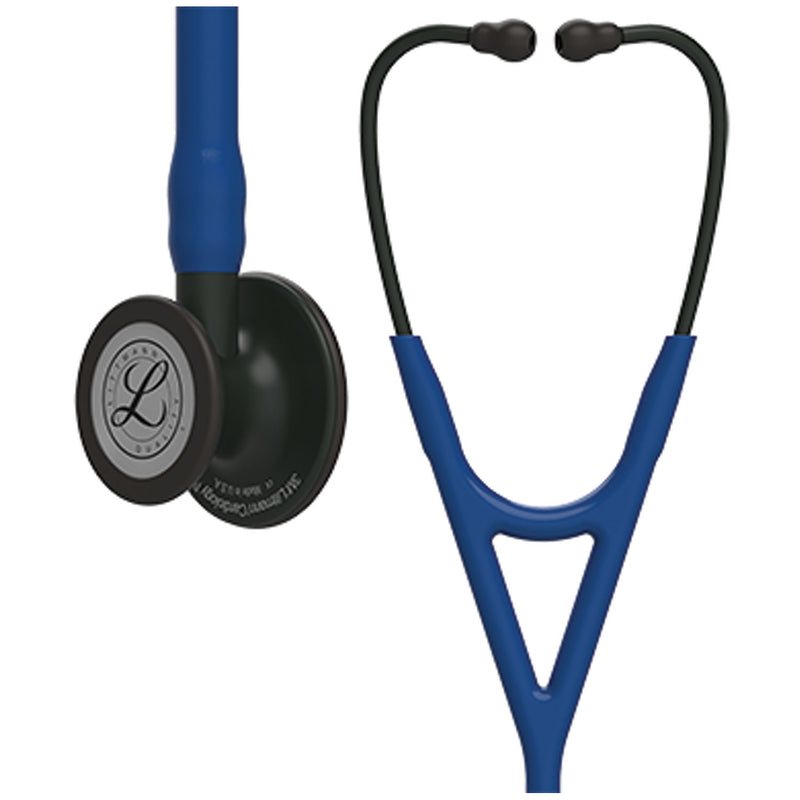 Solventum Corporation Stethoscope, Black Finish Chestpiece, Navy Blue Tube, 27 (Continental US+HI Only) (Littmann items are only available for sale online by distributors authorized by 3M Littmann)"