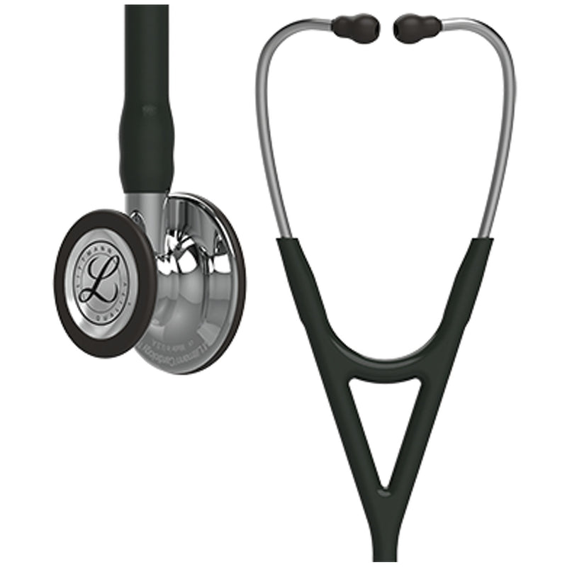 Solventum Corporation Stethoscope, Mirror Finish Chestpiece, Black Tube, 27 (Continental US+HI Only) (Littmann items are only available for sale online by distributors authorized by 3M Littmann)"