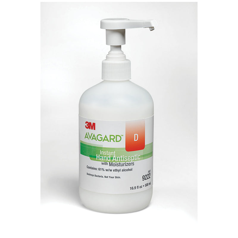Solventum Corporation Instant Hand Sanitizer Antiseptic Pump Bottle, 500mL, 12/cs (Continental US+HI Only) (Hazmat Fees Apply, cannot ship via Air or to AK, GU, HI, MP, PR, VI) (Non-Refundable; Non-Returnable)