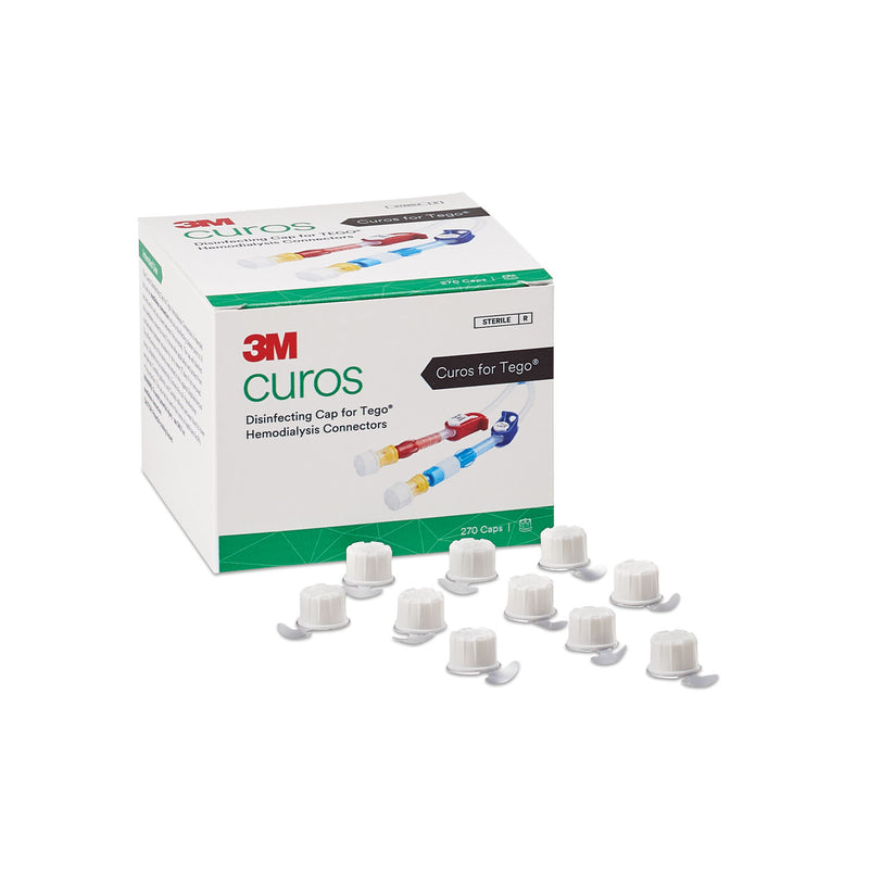 Solventum Corporation Port Protector, for the Tego Needlefree Hemodialysis Connector, White, 270/bx, 8 bx/cs (Continental US+HI Only)