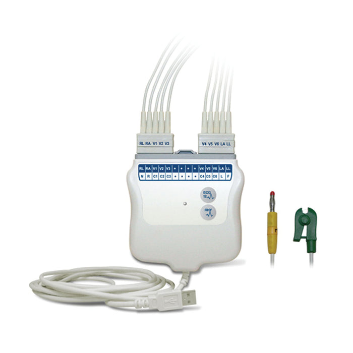 Hillrom Acquisition Module AM12 with HA Banana Lead Wires
