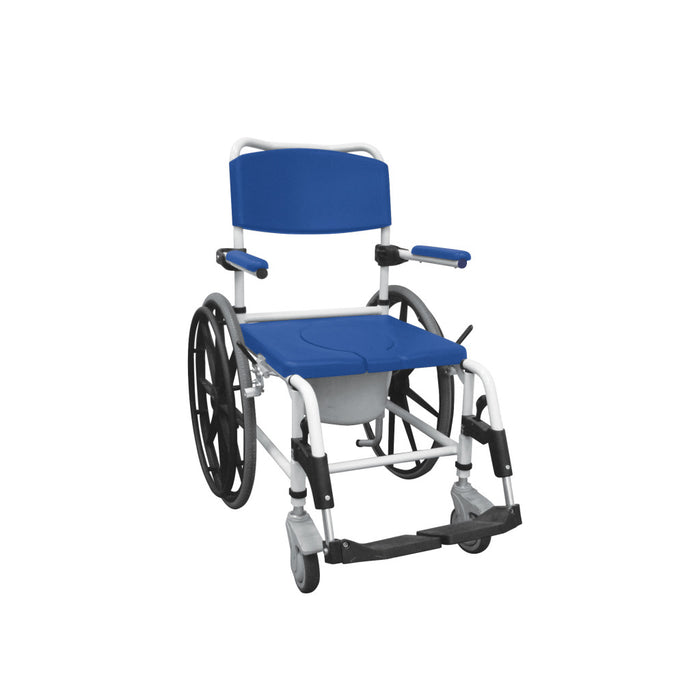 Drive Medical Aluminum Rehab Shower Commode Chair — NRS185006