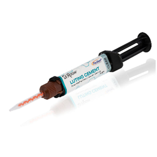 PacDent Endo Rodin Luting Cement White Refill: 2 x 5g White Syringes, 5 x Intra-Oral tips; 5 x Tapered Mixing Tips; 5 x Flat Mixing Tips