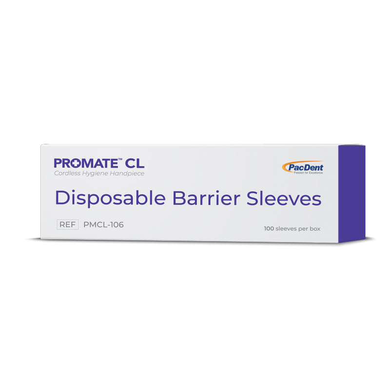 PacDent Endo ProMate CL Cordless Hygiene Handpiece Barrier Sleeves Refill, 500/Box