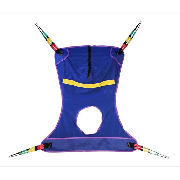 Drive Medical Pro Basics Full Body Sling With Commode Opening Mesh, Medium — PBSL114
