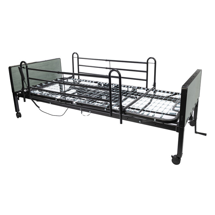 Accessory shown installed on reference bed; bed not included