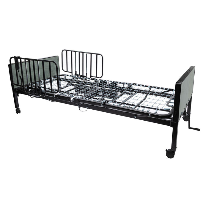 Accessory shown installed on reference bed; bed not included