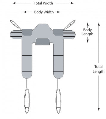 Graham-Field Lumex® Padded Toileting Sling