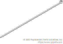 RPI Gray Cable Ties, 12" — Pack of 25