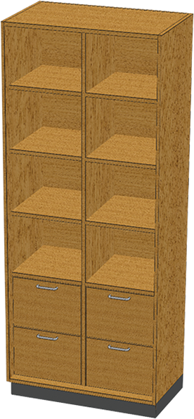 PHS Chiropractic Stor-Edge Stationary Cabinet SC-006