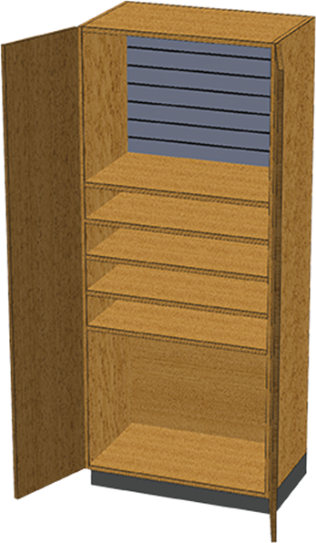 PHS Chiropractic Stor-Edge Stationary Cabinet SC-009