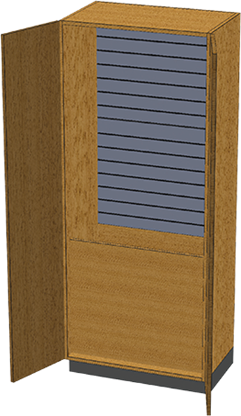 PHS Chiropractic Stor-Edge Stationary Cabinet SC-010