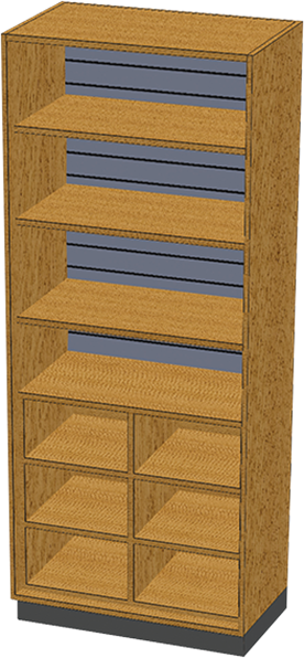 PHS Chiropractic Stor-Edge Stationary Cabinet SC-012