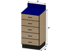 PHS Chiropractic Stor-Edge Medical Base Cabinet-001-5D