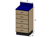 PHS Chiropractic Stor-Edge Medical Base Cabinet-002-5D