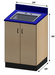 PHS Chiropractic Stor-Edge Medical Base Cabinet-004-Sink