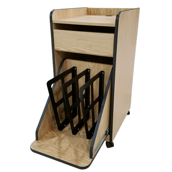 PHS Chiropractic Stor-Edge Modality Deluxe Treatment and Recovery Cart SMDC-005