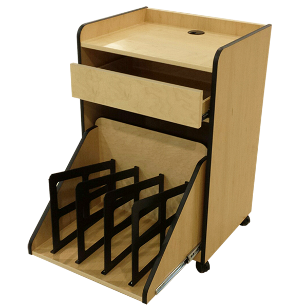 PHS Chiropractic Stor-Edge Modality Deluxe Treatment and Recovery Cart SMDC-006