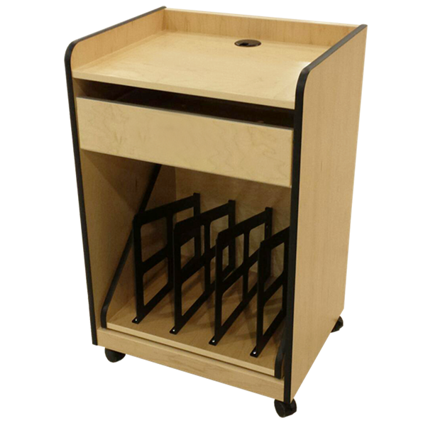PHS Chiropractic Stor-Edge Modality Deluxe Treatment and Recovery Cart SMDC-006