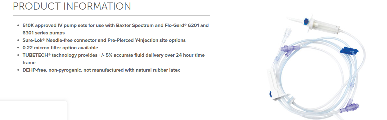 Amsino Amsafe® IV Pump Administration Set