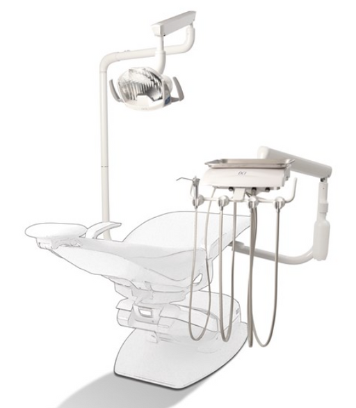 DCI Reliance Swing Mount Pole w/Auto Dental Unit Gray RS4051 - Dentamed USA