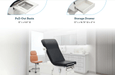 Viva Comfort Pointe Power Exam Table 996-10-Black/Blue - DENTAMED USA