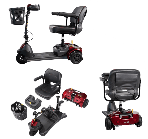 Merits Health Roadster 3 Wheels Scooter - DENTAMED USA