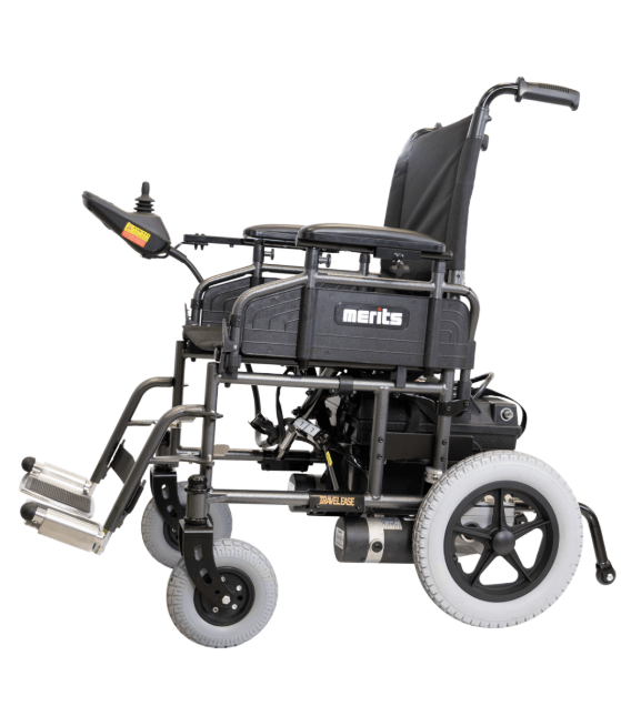 Merits Health Travel Ease Portable Folding Power Chair P101 - DENTAMED USA