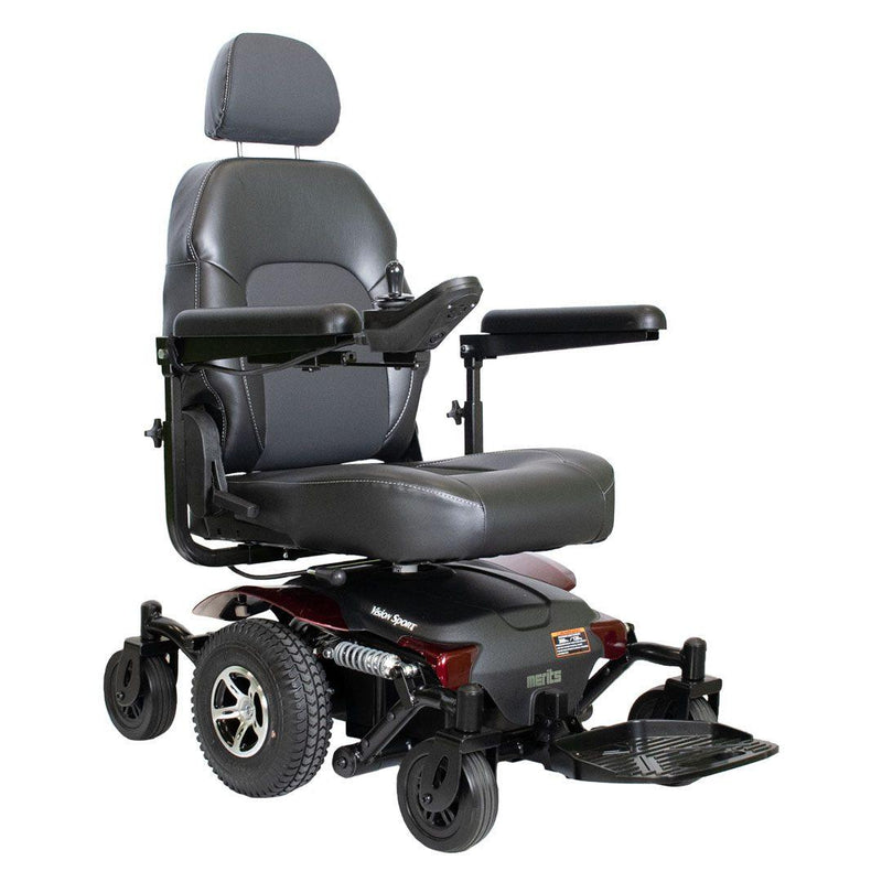 Merits Power Wheelchair VISION SPORT P326E0M-ARMUB - DENTAMED USA