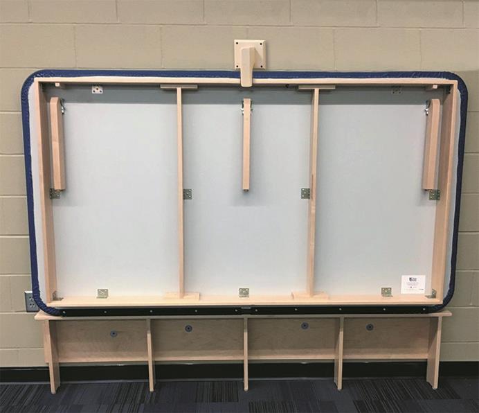 PHS Chiropractic Wall Mount Mat Table