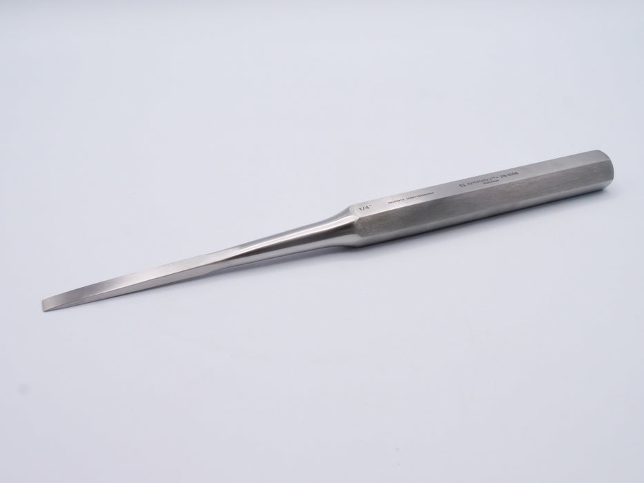 Aspen Surgical Osteotome, Hibbs, Straight, 1/4 in (6 mm) Wide, 9 1/2 in
