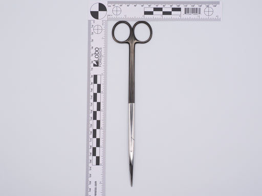 Aspen Surgical Symmetry Scissors, Razor Edge Metzenbaum Slim, Curved, Razor Edge w/o Serrations, Delicate Tips, Black Handle, 9 in