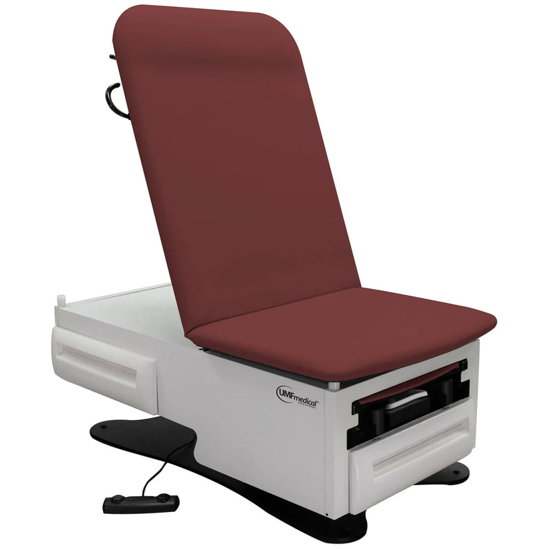 FusionONE Power Hi-Lo Manual Back Exam Chair with Foot Control & Stirrups 3002 - Dentamed USA