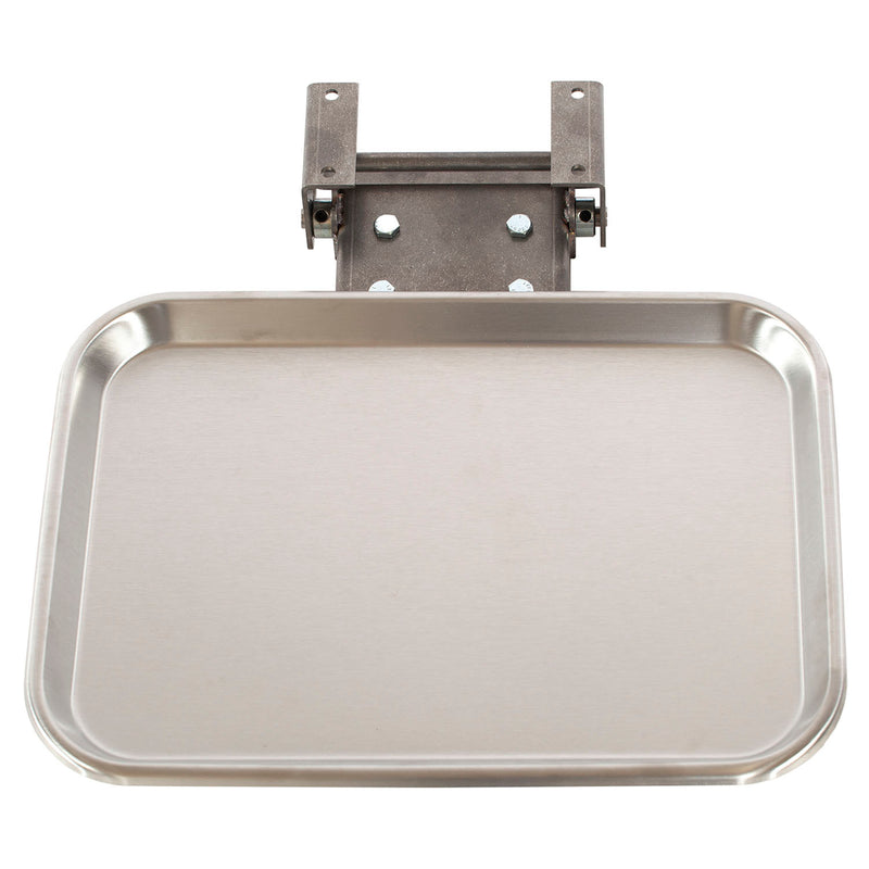 UMF Medical Supply Tray, Fold-Away, Stainless Steel for 8678, 13.5 W x 10 L x .75 D/34.3cm W x 25.4cm L x 1.9cmH (Drop Ship Only)