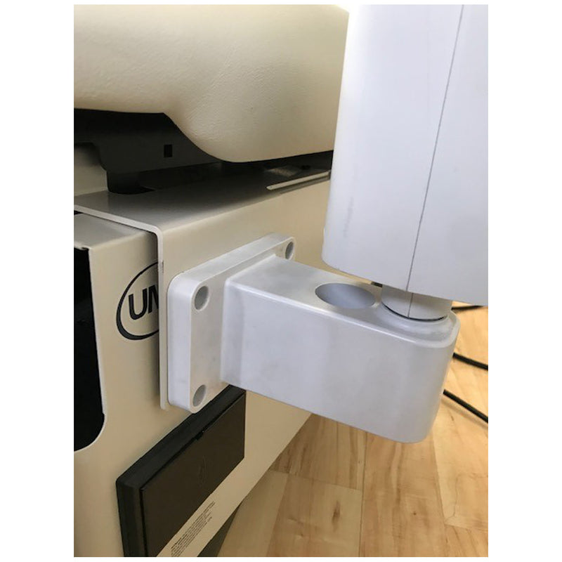 UMF Medical Front Mounting Plate for Welch Allyn Light Bracket #48955 (Patient Left) Compatible with WA Green Series Light 48810, Field Installable for Series 4010-650, 4011-650, 5016-650 (Drop Ship Only)