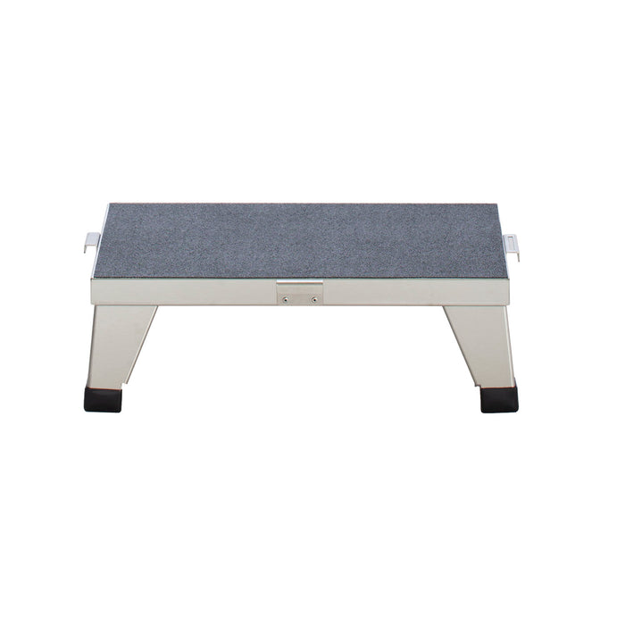 UMF Medical Foot Stool, Stackable, Stainless Steel, 18W x 6"H x 12" D (Drop Ship Only)"