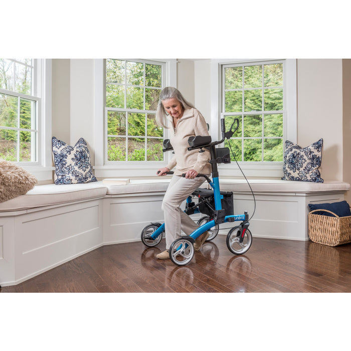 Drive Medical Elevate Upright Walker — UPWKRGY10